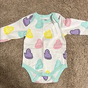 Monica + Andy Peeps Print Kids Bodysuit